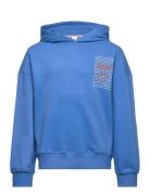 Tnpatrick Os Hoodie Tops Sweat-shirts & Hoodies Hoodies Blue The New