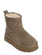Minasy Teddy Boot Talvisaappaat Beige Sofie Schnoor Young