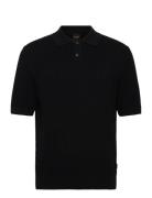 Akoppo Tops Polos Short-sleeved Black BOSS