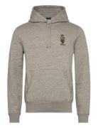 Polo Bear Fleece Hoodie Tops Sweat-shirts & Hoodies Hoodies Grey Polo ...
