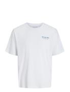 Jjninety Tee Ss Crew Neck Jnr Tops T-shirts Short-sleeved White Jack &...