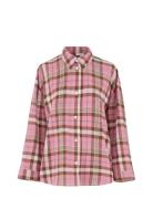 Flannel Shirt Toppi Pink Becksöndergaard