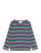 Tnstpolly L_S Rib Tee Tops T-shirts Long-sleeved T-shirts Multi/patter...