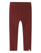 Nmfgayo Fia Slim Leggings Lil Bottoms Leggings Red Lil'Atelier