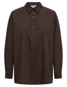Onllibba L/S Shirt Wvn Tops Shirts Long-sleeved Brown ONLY