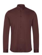 Marco Crunch Jersey Shirt Tops Shirts Casual Brown Mos Mosh Gallery