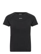 Soft Basic Short Sleeve Sport T-shirts & Tops Short-sleeved Black Aim´...