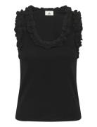 Kboda Top Tops T-shirts & Tops Sleeveless Black Karen By Simonsen