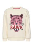 Kmgleopaula Life L/S Loose Pullo Bru Swt Tops Sweat-shirts & Hoodies S...