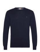 Cotton Yd Sweater Tops Knitwear Round Necks Navy Timberland