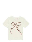 Vmkelly Love Ss Top Jrs Girl Tops T-shirts Short-sleeved White Vero Mo...
