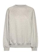 Loose Heavy Sweater Tops Sweat-shirts & Hoodies Sweat-shirts Grey Week...