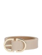 Th Feminine Oval 2.5 Vyö Beige Tommy Hilfiger