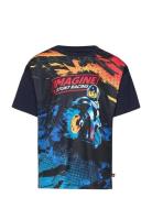 Lwtaffy 614 - T-Shirt S/S Tops T-shirts Short-sleeved Navy LEGO Kidswe...