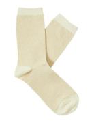 Slfkim Sock Lingerie Socks Regular Socks Cream Selected