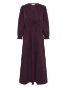 Cuelna Antoinett Long Dress Polvipituinen Mekko Purple Culture