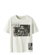 Nkmallan Starwars Ss Nreg Top Box Bfu Tops T-shirts Short-sleeved Whit...