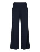 Sc-Siham Bottoms Trousers Wide Leg Navy Soyaconcept