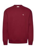 Ls Eu 350Terry Monogram Cn Swtsh Tops Sweat-shirts & Hoodies Sweat-shi...