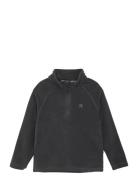 Fleece Pulli Tops Sweat-shirts & Hoodies Sweat-shirts Black Color Kids