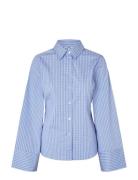Kaloni-M Tops Shirts Long-sleeved Blue MbyM
