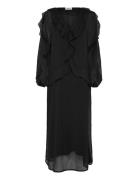 Slharietta Maxi Dress Maksimekko Juhlamekko Black Soaked In Luxury