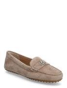 Barnsbury Suede Loafer Loaferit Matalat Kengät Brown Lauren Ralph Laur...