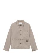 Wwstefan Worker Jacket 25184 Ohut Takki Beige WOOD WOOD