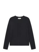 Wwmorten Crew Neck 25195 Tops Knitwear Round Necks Navy WOOD WOOD