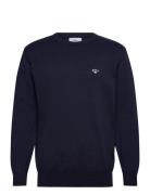 Cove Knit Tops Knitwear Round Necks Navy Makia