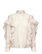 Cmmolly-Shirt Tops Blouses Long-sleeved Cream Copenhagen Muse