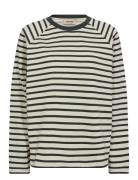 Mmlidy O-Ls Sweatshirt Tops Sweat-shirts & Hoodies Sweat-shirts Cream ...
