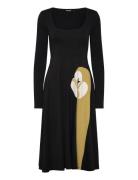 Lirio Polvipituinen Mekko Black Desigual