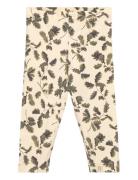 Legging Printed Bottoms Leggings Cream Petit Piao
