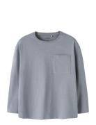 Nkmvebbe Ls Rlx Top Tops Sweat-shirts & Hoodies Sweat-shirts Blue Name...
