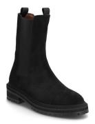 Haily High Cut Shoes Boots Ankle Boots Ankle Boots Flat Heel Black Ano...