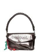 Half Logo Tr Bags Small Shoulder Bags-crossbody Bags Silver Desigual