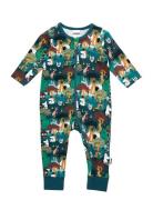 Festlighet Pyjamas Pyjama Sie Jumpsuit Haalari Blue MUMIN