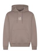Sweatshirt Tops Sweat-shirts & Hoodies Hoodies Beige Armani Exchange