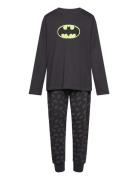 Long Batman Pyjamas Pyjamasetti Pyjama Black Mango