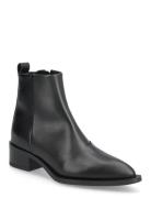 Elva Shoes Boots Ankle Boots Ankle Boots With Heel Black Pavement