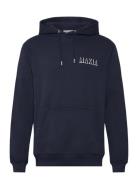 Shadow Hooded Sweatshirt Tops Sweat-shirts & Hoodies Hoodies Navy Maki...