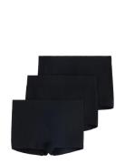 Brief Boxer Midi Seamless Rib Hipsterit Alushousut Alusvaatteet Black ...