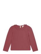 T-Shirt Ls Tops T-shirts Long-sleeved T-shirts Pink En Fant