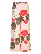 Muotti Pioni Bottoms Trousers Wide Leg Multi/patterned Marimekko
