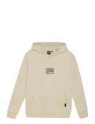 Hoodie Badge Tops Sweat-shirts & Hoodies Hoodies Beige Indian Blue Jea...