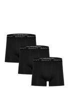 Boxer Brief 3-Pack Bokserit Black GANT