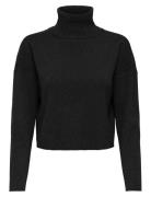 Onlama Life Ls Rib Rollneck Cc Knt Tops Knitwear Turtleneck Black ONLY