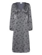 Lilith Dress Polvipituinen Mekko Grey Noella