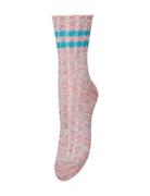 Spacee Cotta Sock Lingerie Socks Regular Socks Pink Becksöndergaard